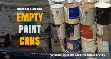 Where to Recycle or Dispose of Half-Empty Paint Cans Responsibly