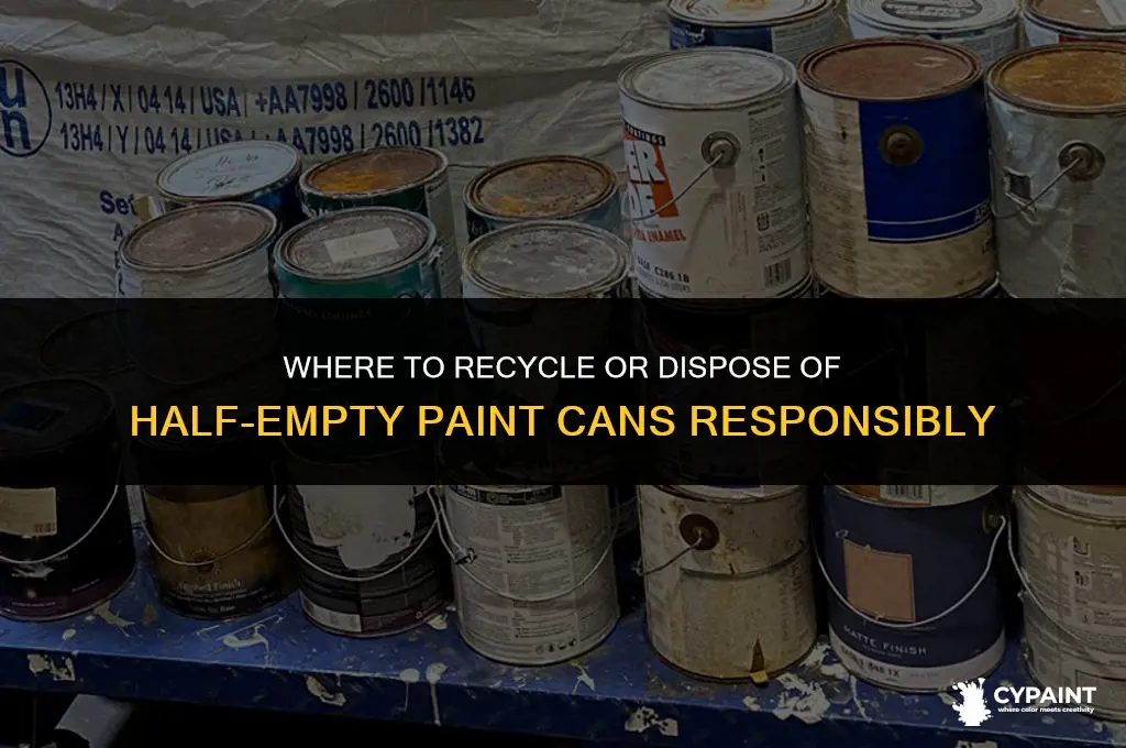 where can i take half empty paint cans