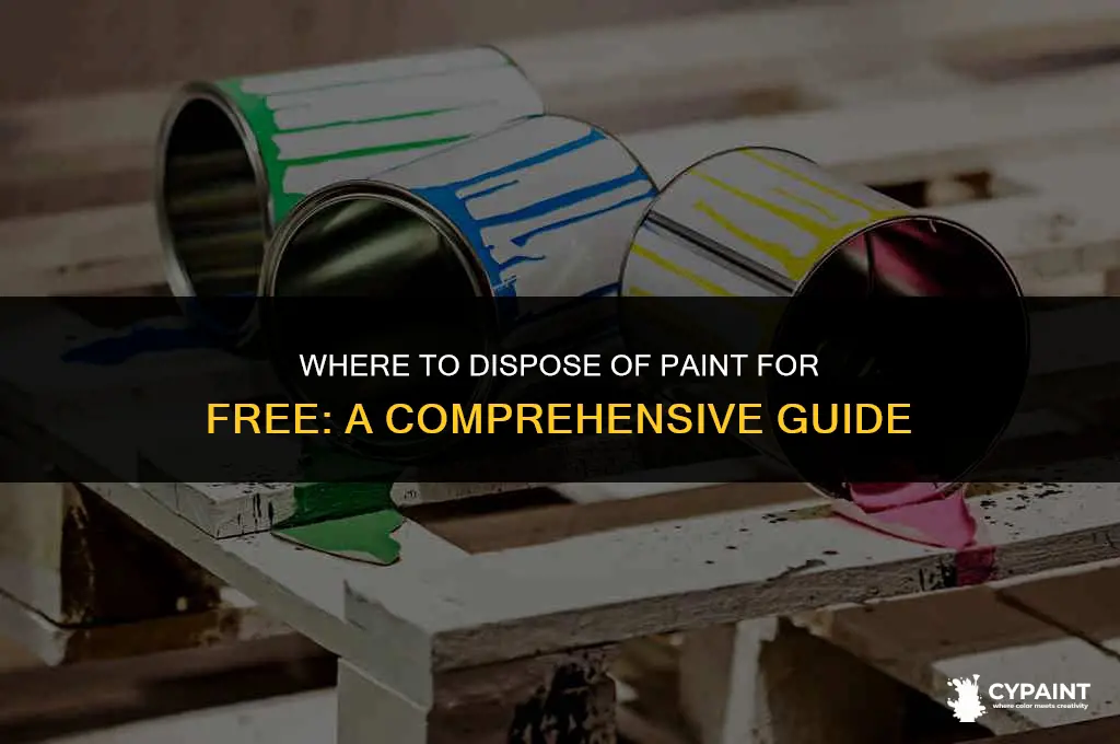 where can i throw away paint for free