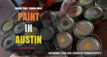 Where to Dispose of Paint in Austin: A Comprehensive Guide