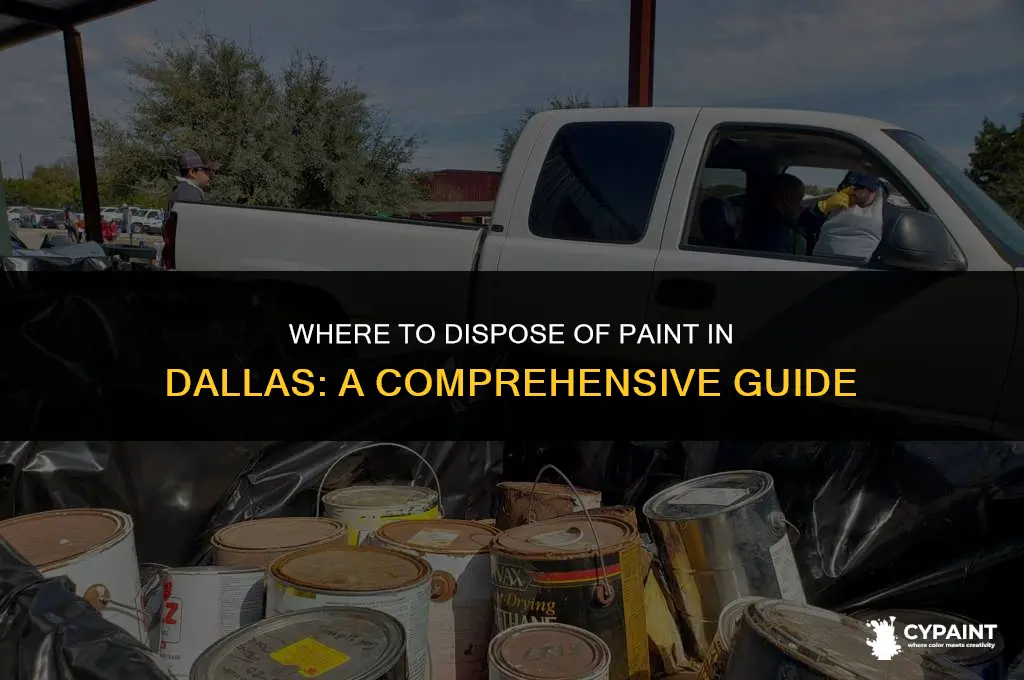 where can i throw away paint in dallas