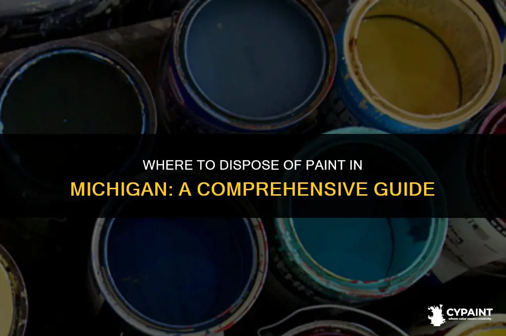 where can i throw away paint in michigan