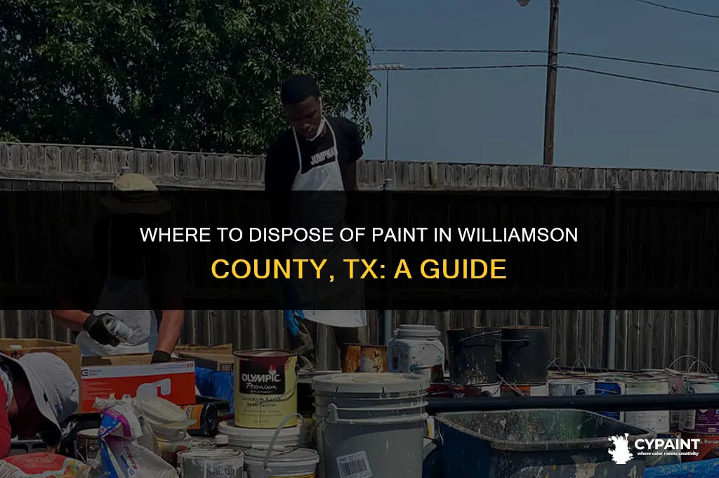 where can i throw away paint in williamson county tx