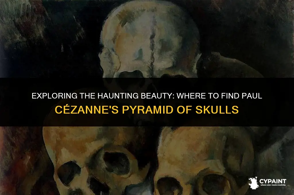 where can paul cezannes pyramid of skulls painting be found