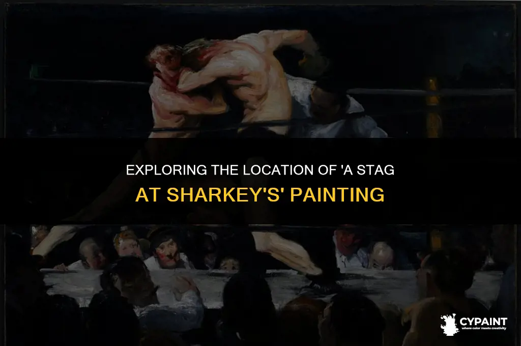 where can the painting a stag at sharkey