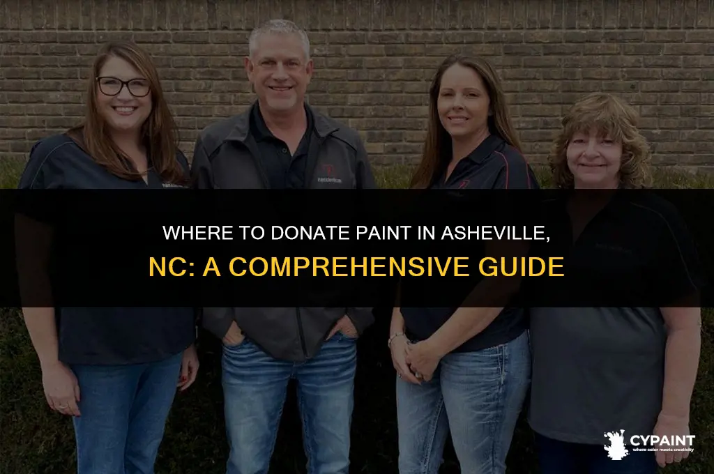 where can u donate paint in asheville nc