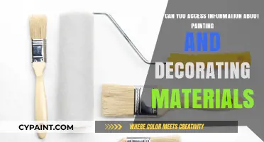 Where to Find Info on Painting and Decorating Materials
