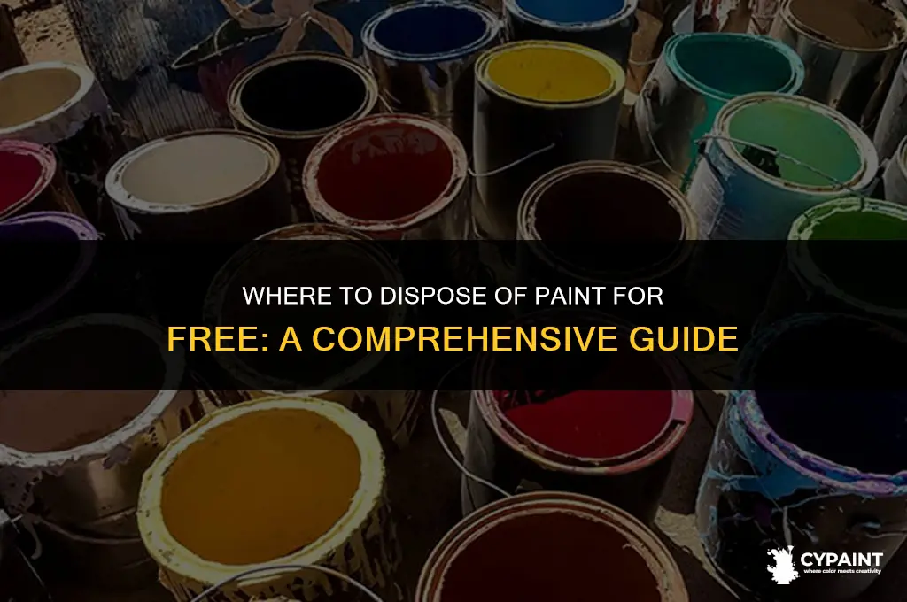 where can you dispose of paint for free