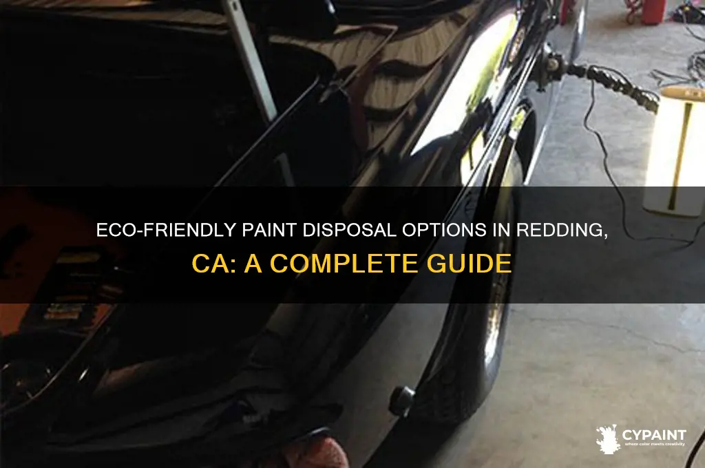 where can you dispose of paint in redding ca