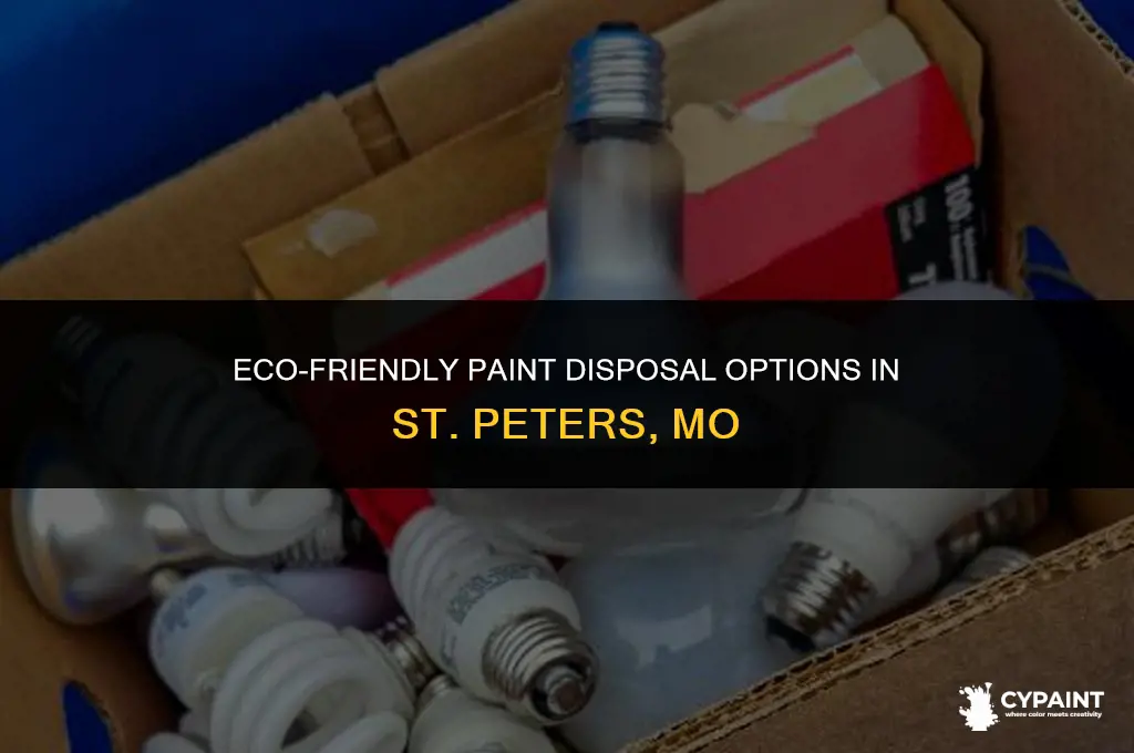 where can you dispose of paint in st peters mo