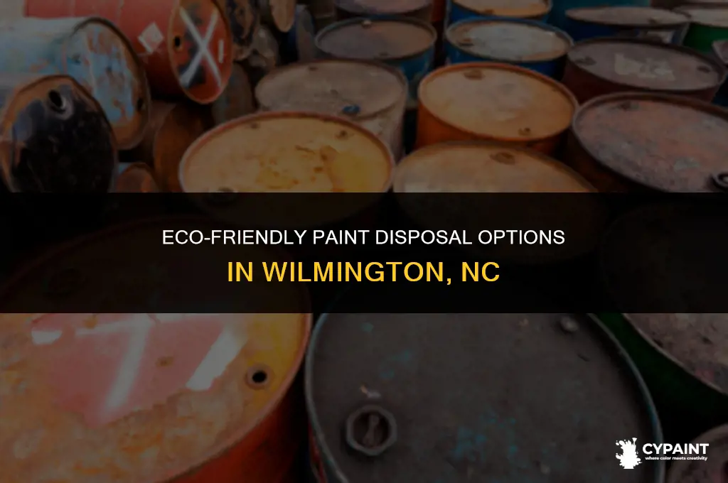 where can you dispose of paint wilmingtonb nc