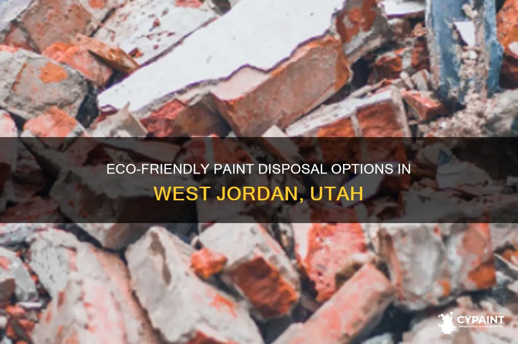 where can you dispose paint in west jordan utah