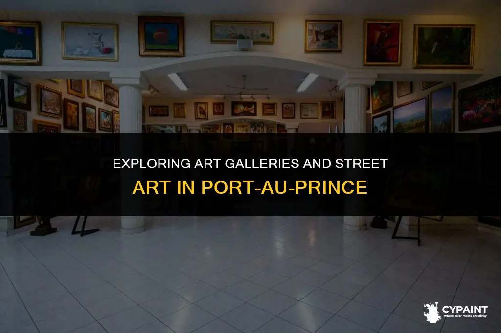 where can you find art paintings in port au prince