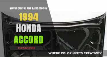 Decoding the Paint Code on Your 1994 Honda Accord: A Guide
