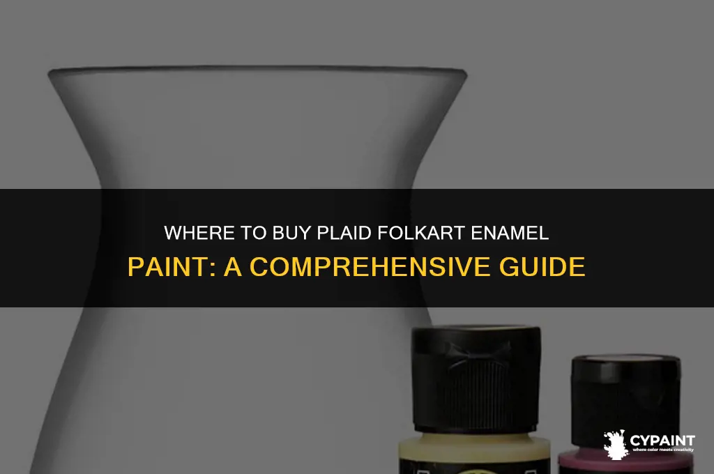 where can you purchase plaid folkart enamel paint