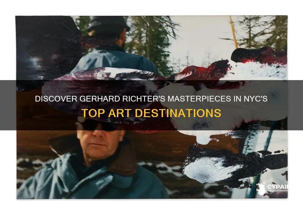 where can you see gerhard richter paintings in nyc