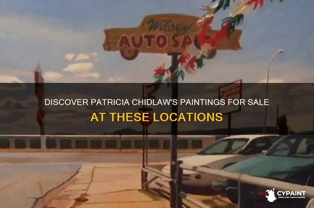 where can you see patricia chidlaw paintings for sale