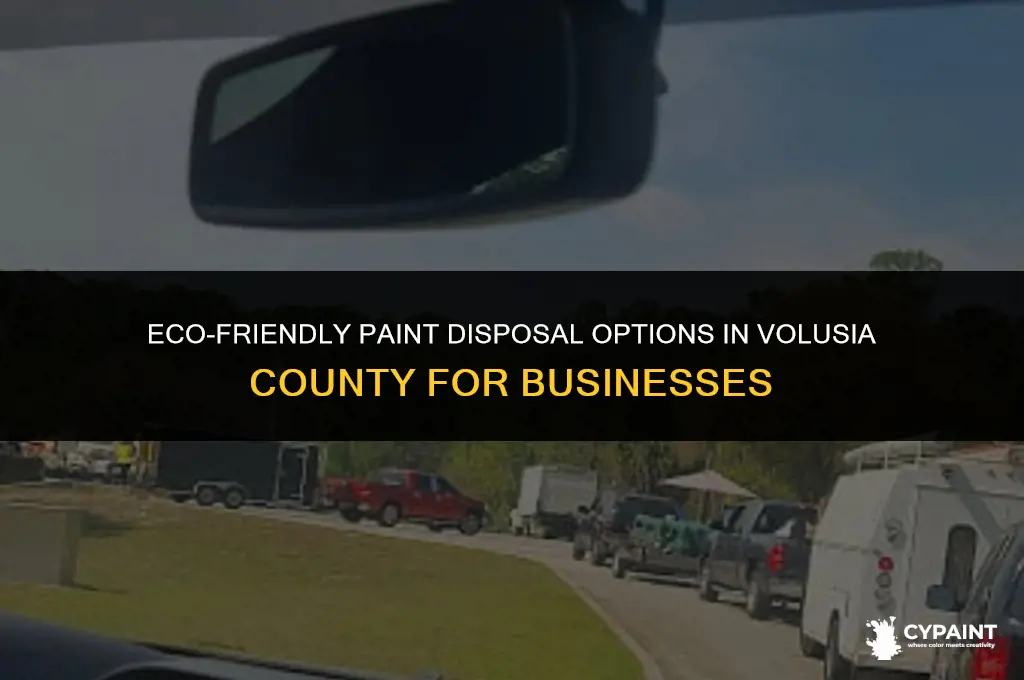 where cxan a company dispose of paint in volusia county