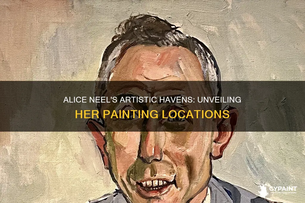 where did alice neel do all her paintings at