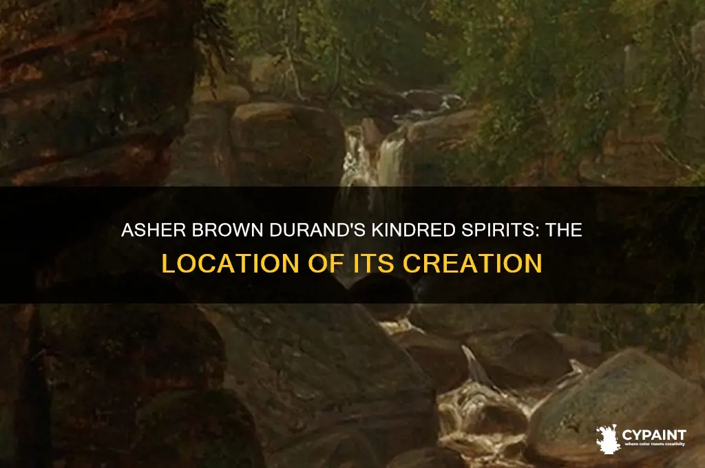 where did asher brown painted th kindred spirits