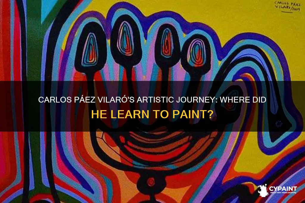 where did carlos paez vilaro learn to paint