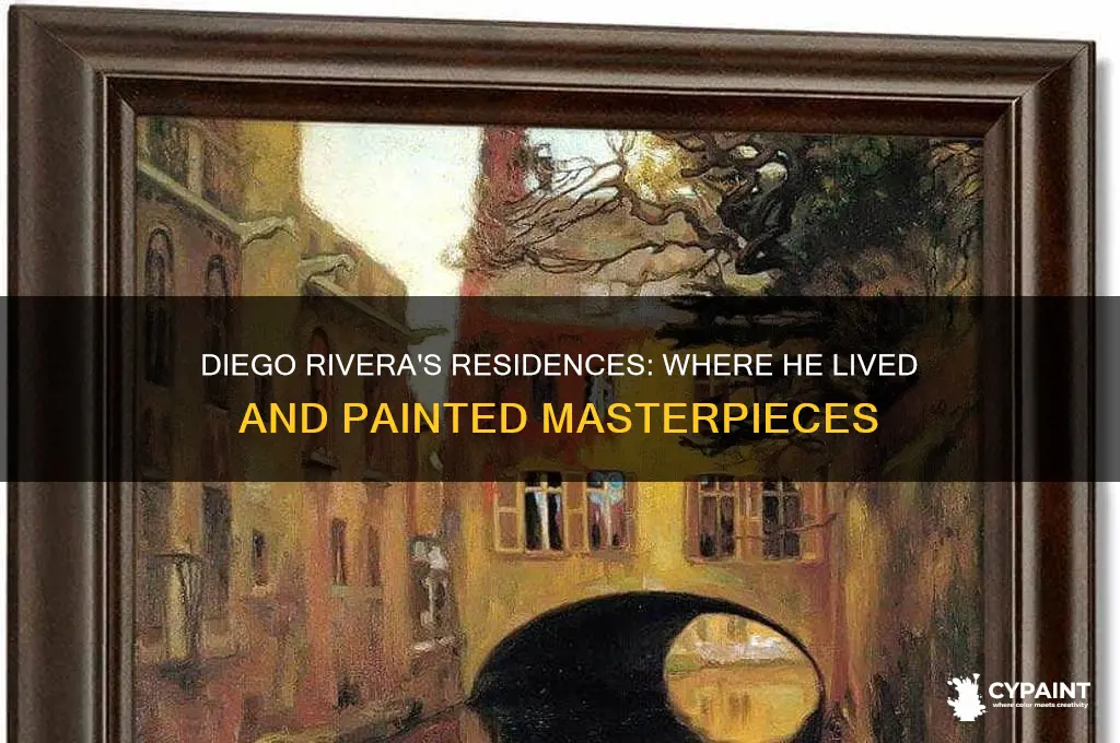 where did diego rivera live when he painted