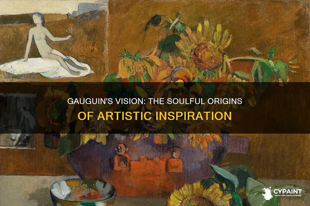 where did gauguin think painting should come from