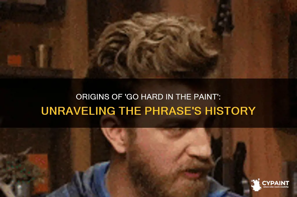 where did go hard in the paint come from