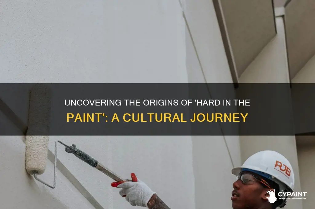 where did hard in the paint come from