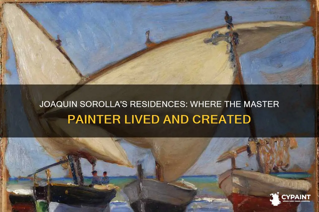 where did joaquin sorolla live while he painted