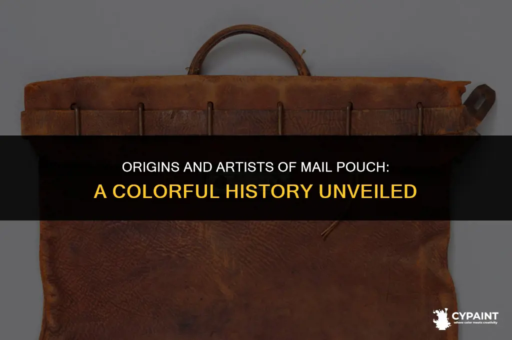where did mail pouch come from and who paints them