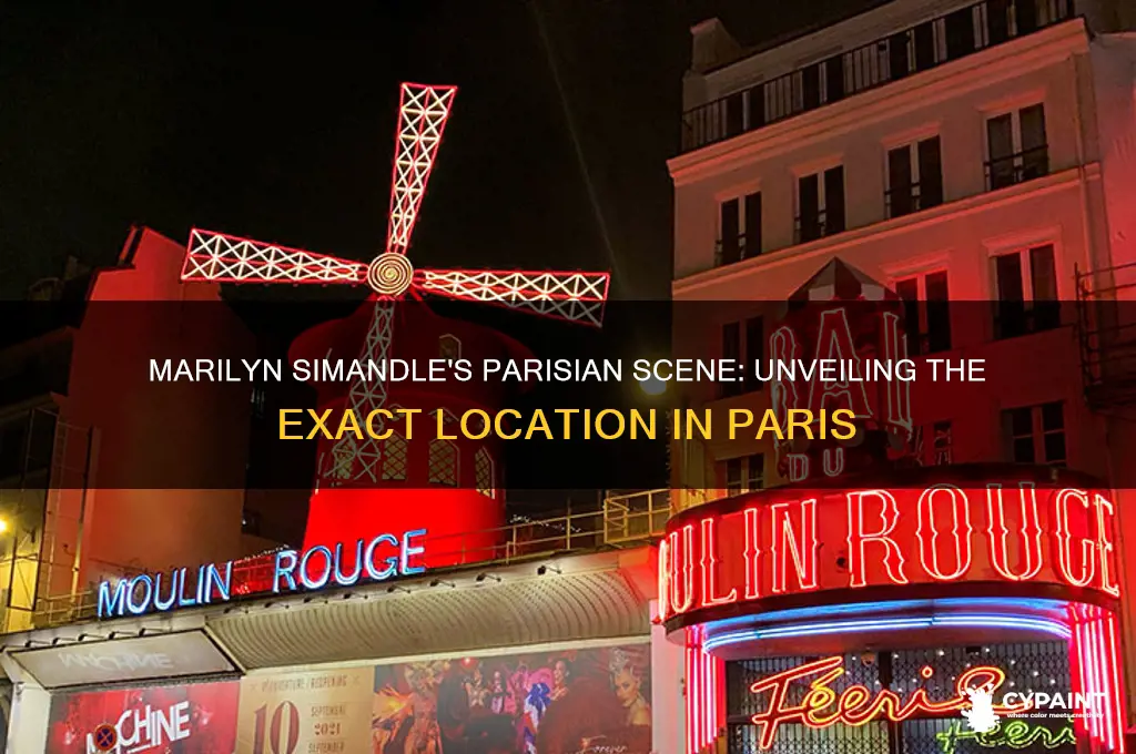 where did marilyn simandle painted her scene in paris