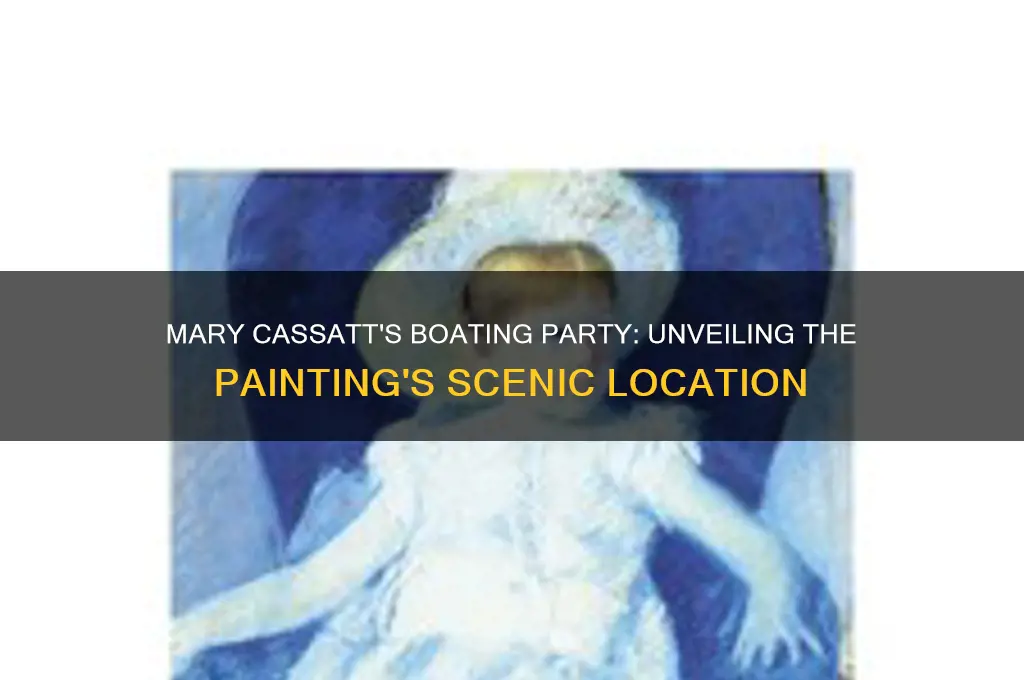 where did mary cassatt paint the boating party