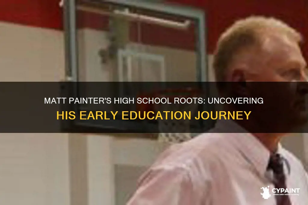 where did matt painter go to high school