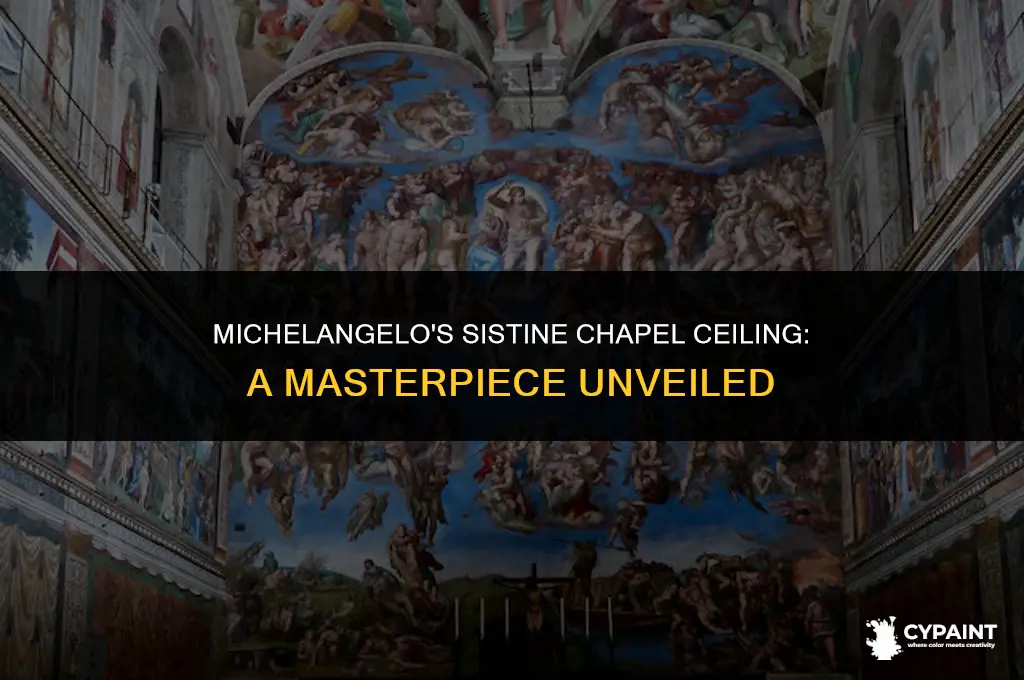 where did michelangelo paint the ceiking of the sistine chapel