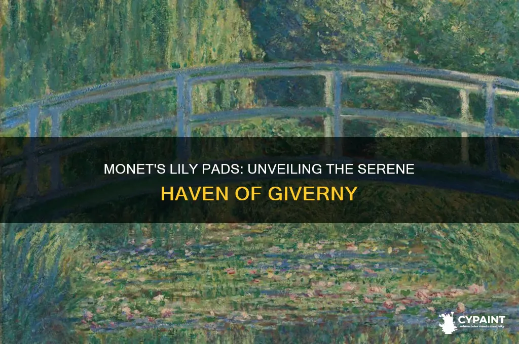 where did monet paint his famous lily pads