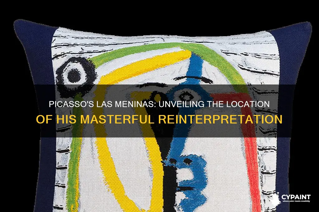 where did pablo picasso paint his las meninas