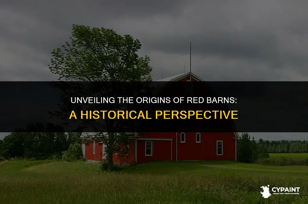 where did the rust come from to paint barns red