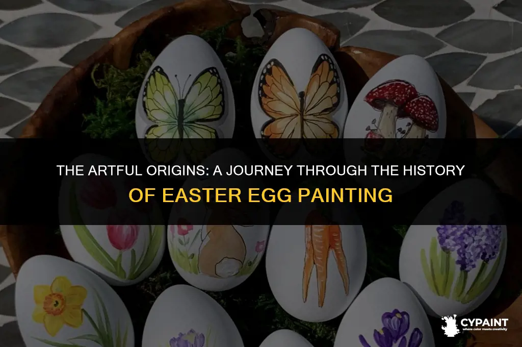 where did the tradition of painting easter eggs come from