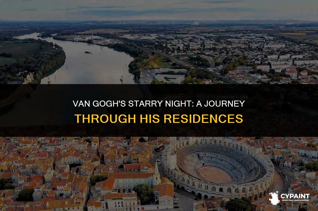 where did van gough live when he painted starry night
