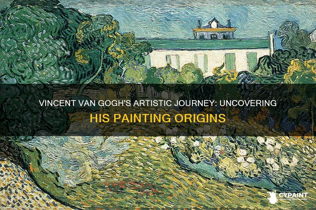 where did vincent van gogh learn to paint