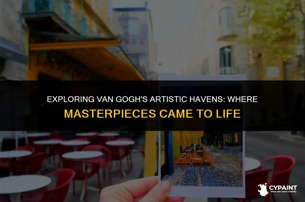 where did vincent van gogh paint most of his paintings