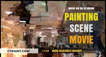 Where Did We Go Wrong? Analyzing the Painting Scene in the Movie