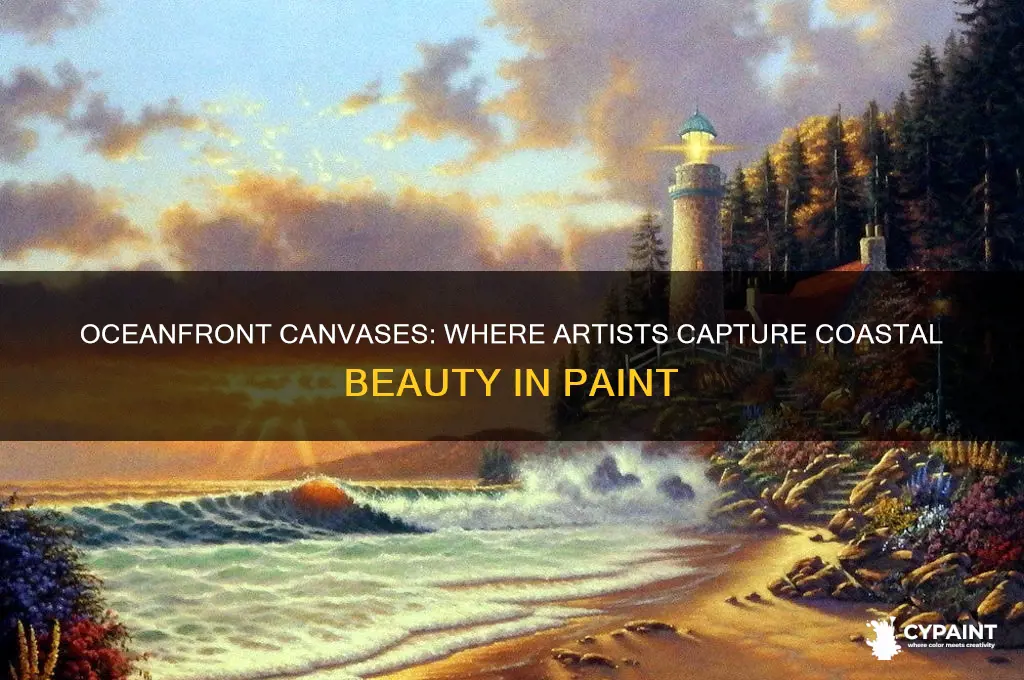 where do artists do painting by the ocean