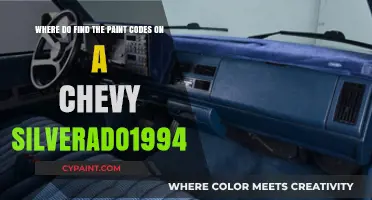 Decoding the Paint Code Mystery: 1994 Chevy Silverado Edition