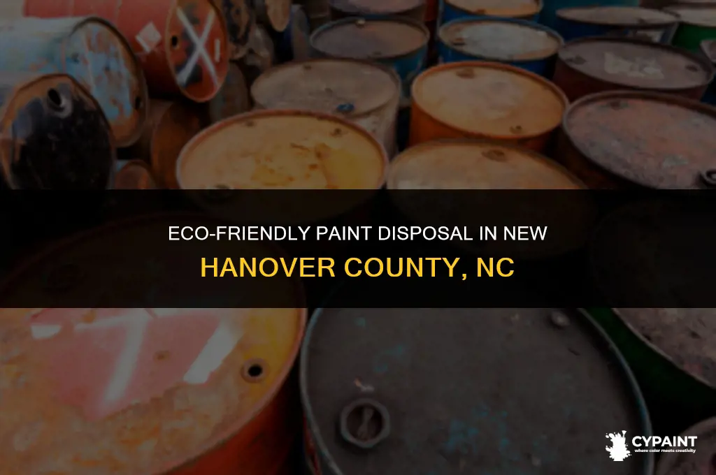 where do i disposal of paint new hanover county nc