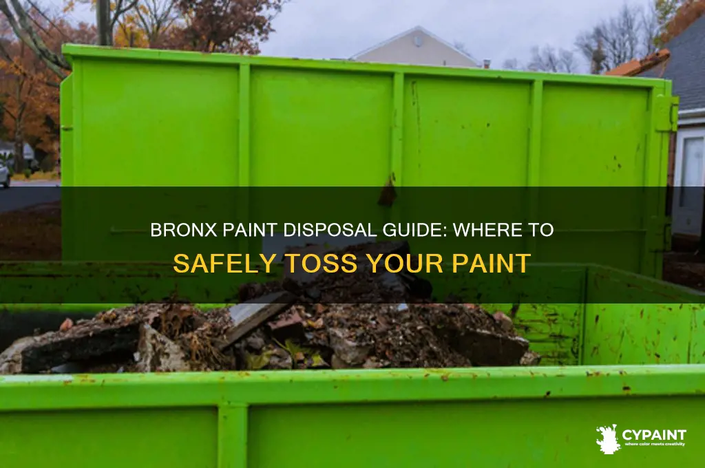 where do i dispose of paint in the bronx