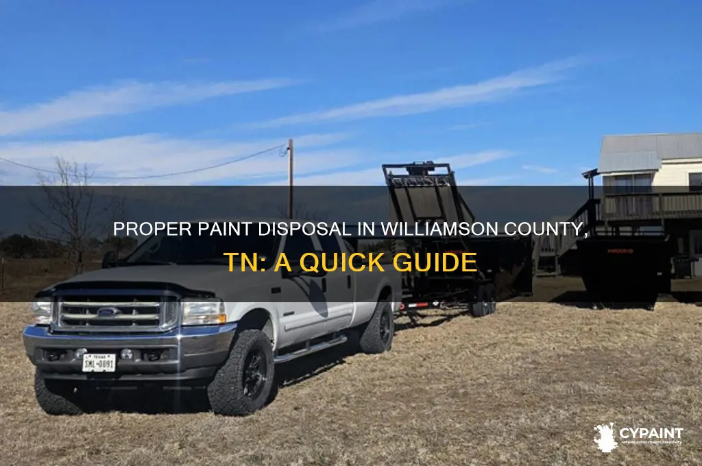 where do i dump paint in williamson county tn