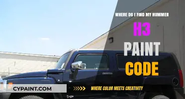 Locate Your Hummer H3 Paint Code: A Quick Guide