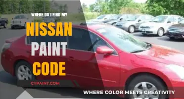 Locate Your Nissan Paint Code: A Quick and Easy Guide